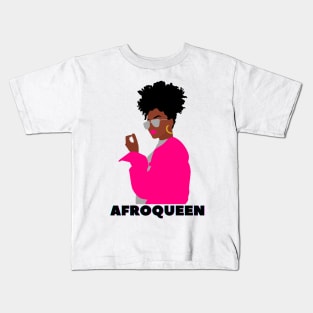 Afroqueen, Afro american Kids T-Shirt